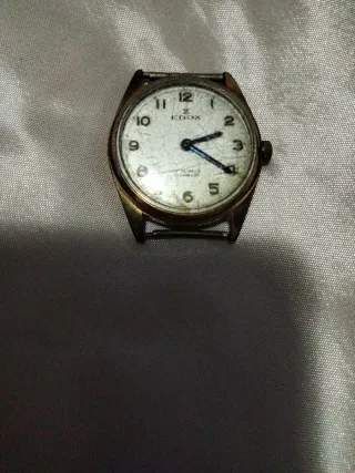 Reloj Edox Vintage Dorado y Plateado