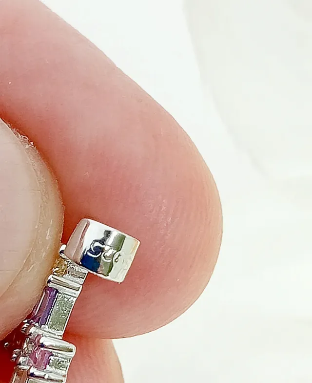 Mini Cruz Plata 925 Multicolor