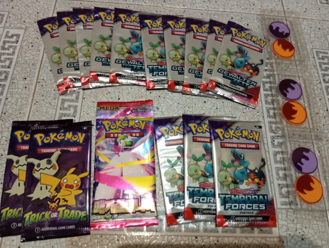 Lote sobres Pokémon sin abrir