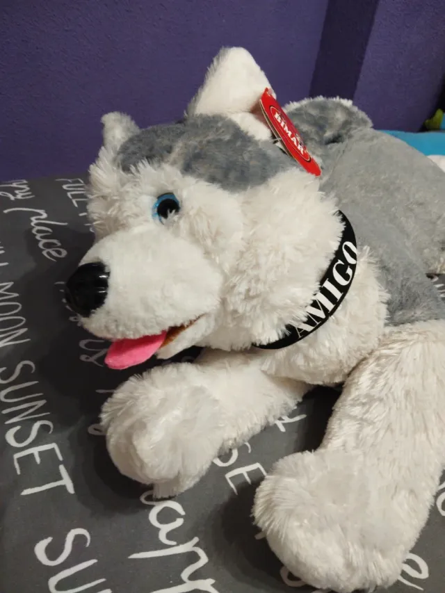 Peluche Perro Husky Amigo