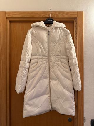 Piumino lungo Koan bianco