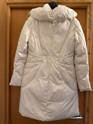 Piumino lungo Koan bianco