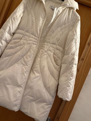 Piumino lungo Koan bianco