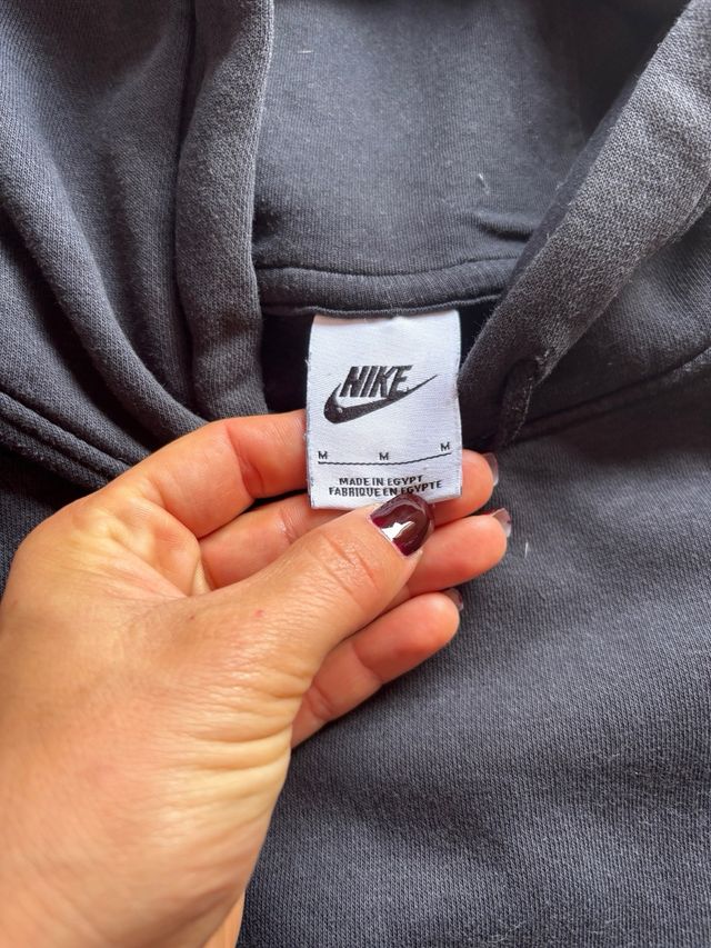 Felpa Nike blu con stampe