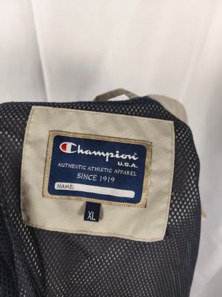 Chaqueta retro Champion Beige Talla XL