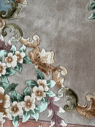 Tappeto di lana e seta come nuovo