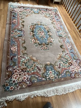 Tappeto di lana e seta come nuovo