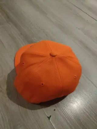 Gorra Snapback Naranja It's Never Luck