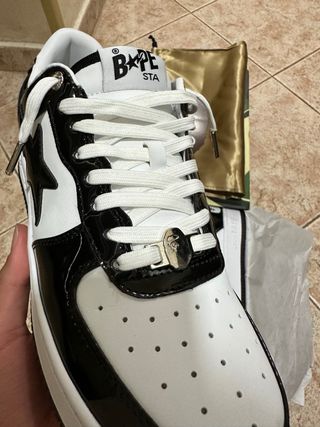 Bape Bapesta Negras y Blancas