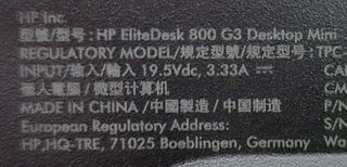 Mini PC HP EliteDesk 800 G3 Intel Core i5