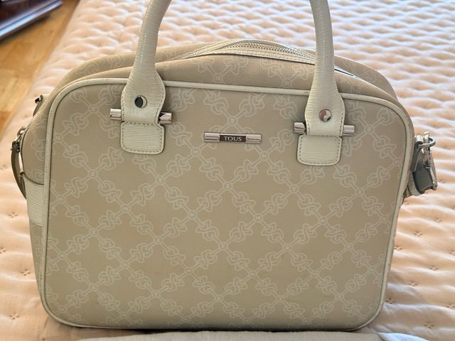 Bolso Tous Beige y blanco