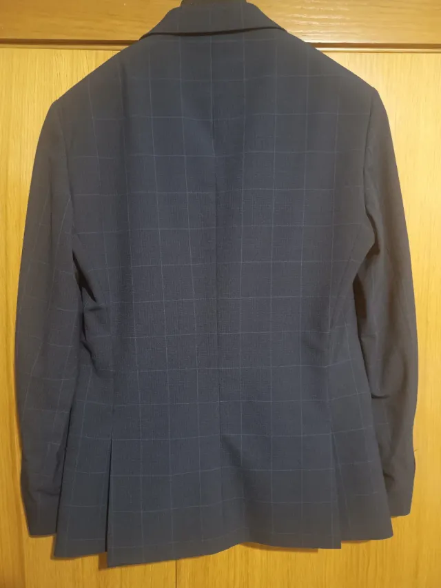 Traje Mango a Cuadros Azul Marino S/34/44