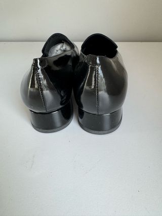 Mocassini Calvin Klein vernice neri donna