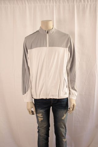 Chaqueta vintage Adidas gris y blanca Talla M