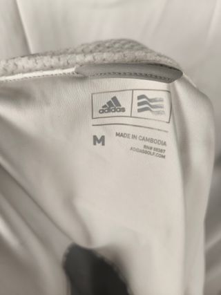 Chaqueta vintage Adidas gris y blanca Talla M