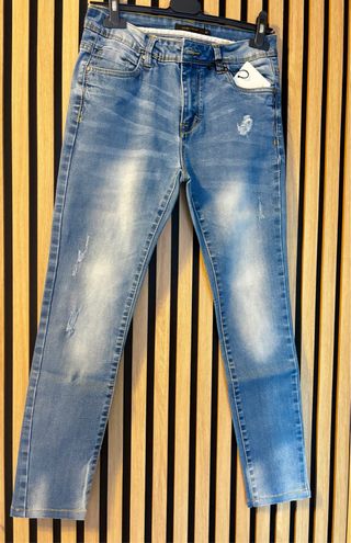 Jeans skinny donna blu