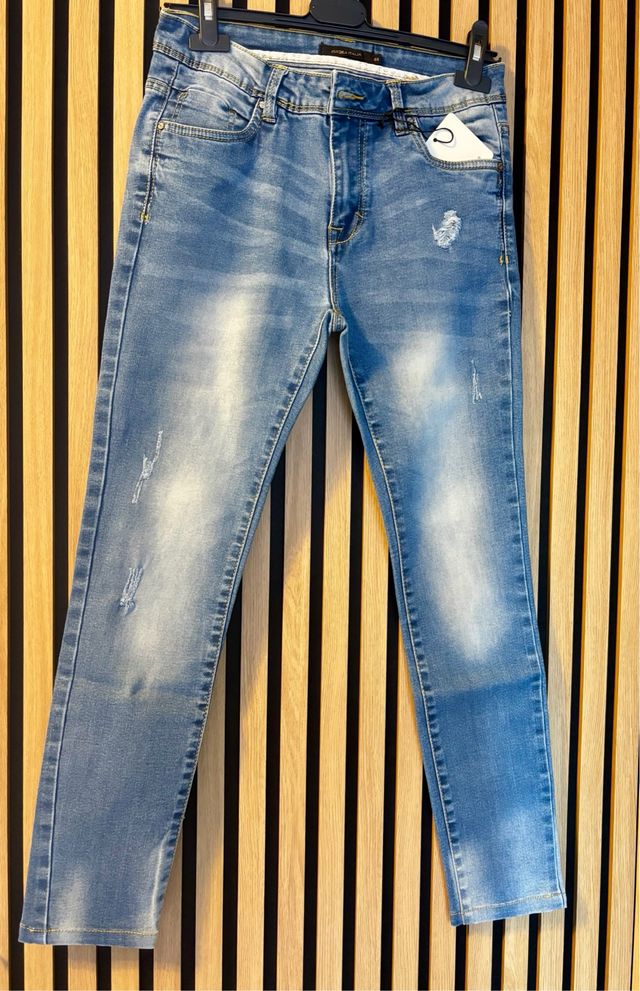 Jeans skinny donna blu