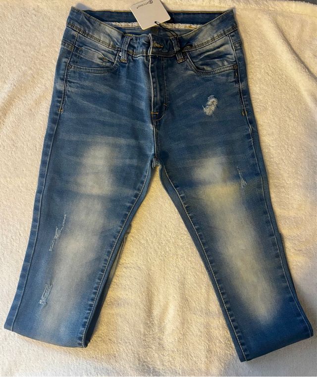 Jeans skinny donna blu