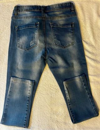 Jeans skinny donna blu
