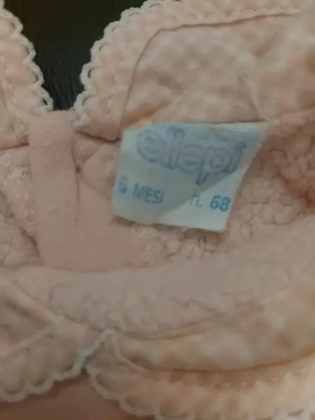 Camicino rosa con orsetto e fiori