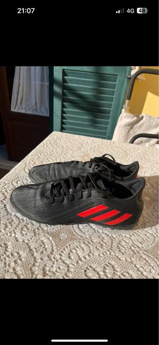 Adidas Deportivo Nero Rosso Taglia 42
