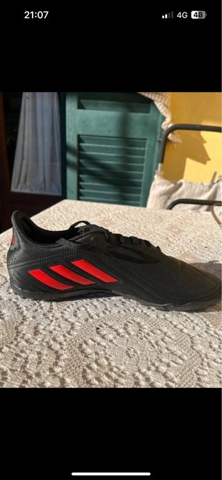 Adidas Deportivo Nero Rosso Taglia 42