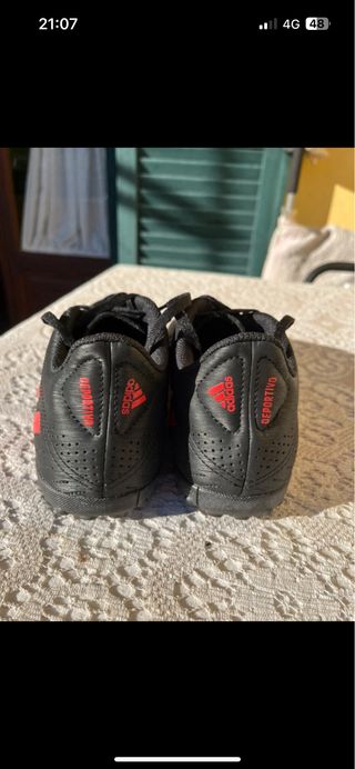 Adidas Deportivo Nero Rosso Taglia 42