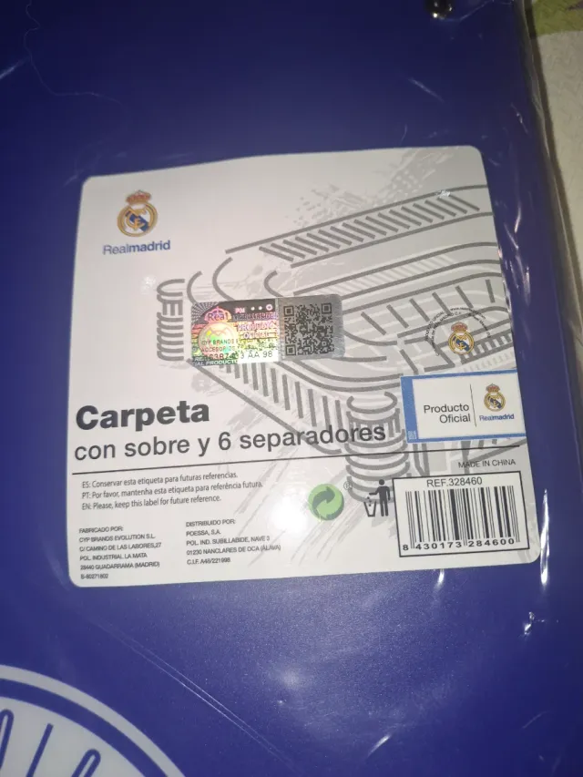 Archivador Real Madrid