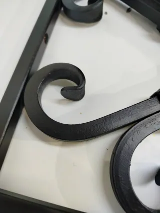 REJA HIERRO FORJADO PARA PUERTA