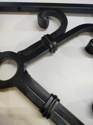 REJA HIERRO FORJADO PARA PUERTA