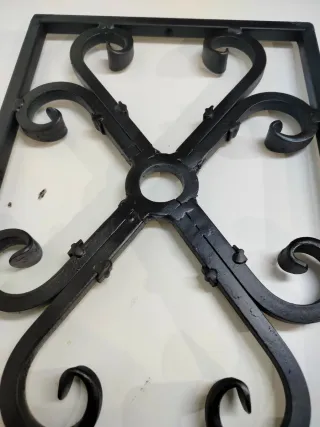 REJA HIERRO FORJADO PARA PUERTA