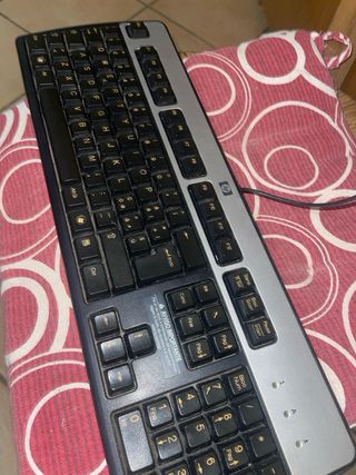 Tastiera HP Nera e Argento
