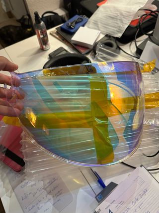 Visera Casco LS2 JET Cromada