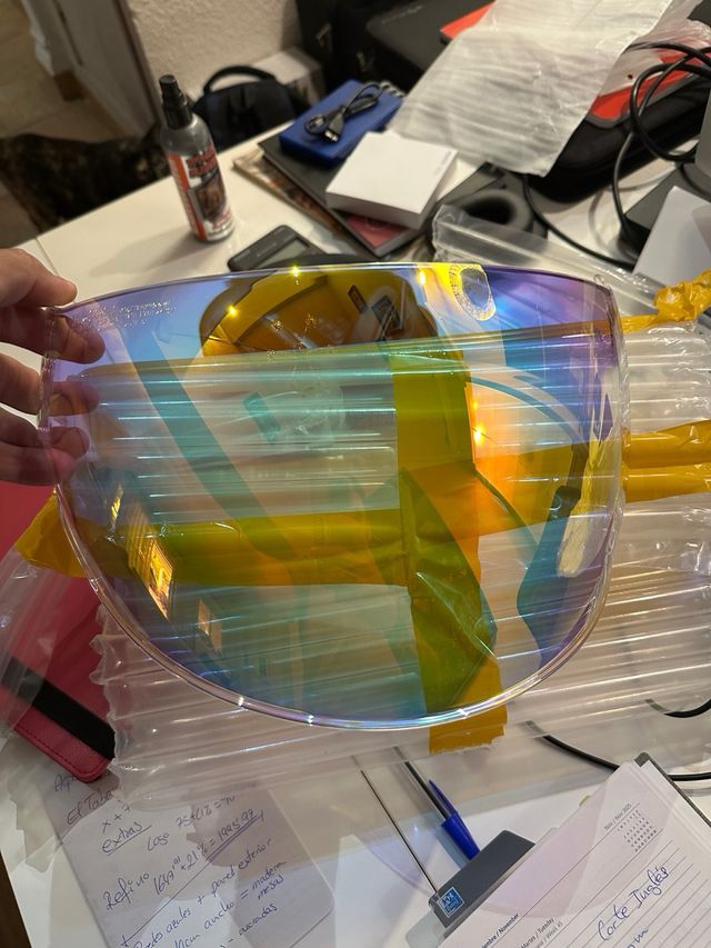 Visera Casco LS2 JET Cromada