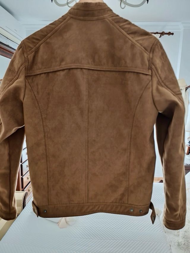 Cazadora Biker Marrón