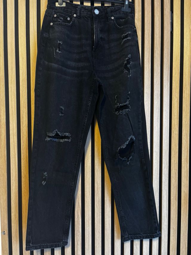 Jeans donna neri strappati