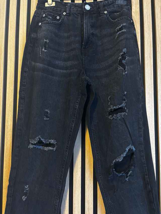 Jeans donna neri strappati