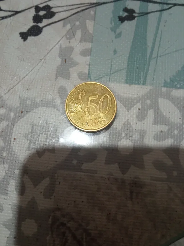 Moneda 50 Céntimos Euro Francia 2001