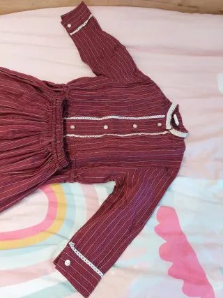 Traje baserritarra blusa y falda