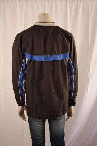Chaqueta Asics Retro Negra y Azul Talla M