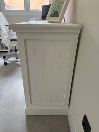 Comodino Maison du Monde in legno sbiancato