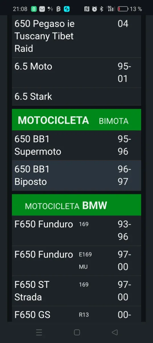 Filtro de aceite HiFloFiltro HF151 Aprilia. BMW...