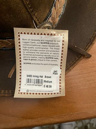 Sombrero Scippis Irving M Marrón