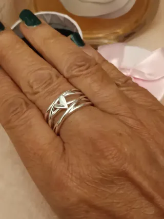Anillo Plata 925 Corazón