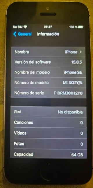 iPhone SE 64GB Space Grey (2016) ricondizionato