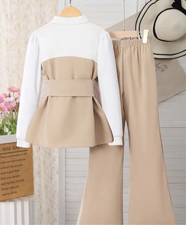 Conjunto niña pantalón y blusa