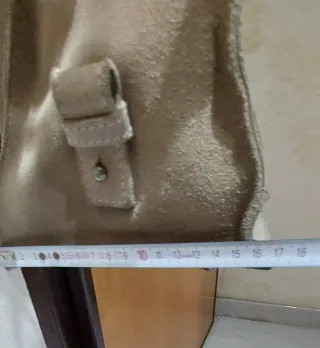 Borsa Orciani scamosciata grande tortora