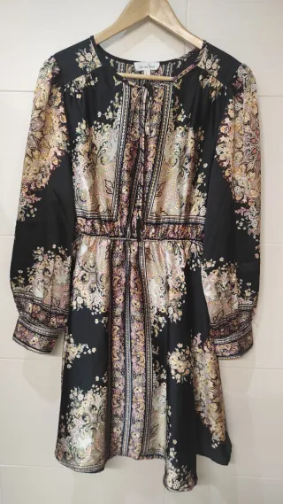 Vestido Carmen Steffens Talla L Estampado