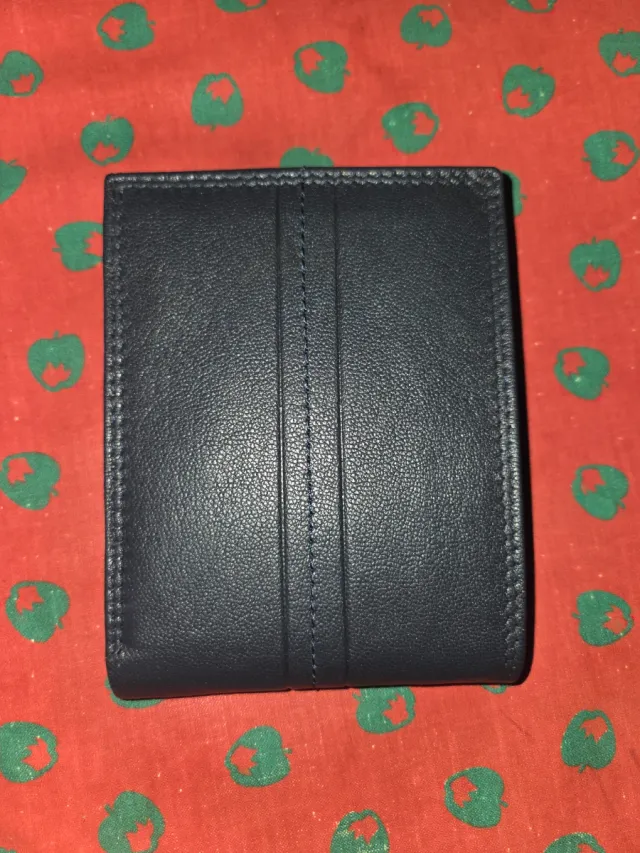 Cartera de cuero CHARRO negra