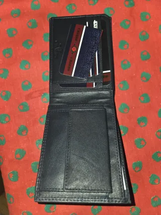 Cartera de cuero CHARRO negra